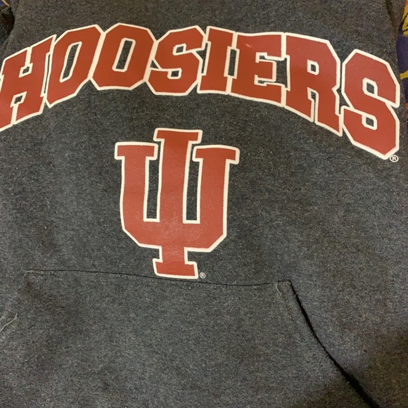 Hoosiers ( Indiana U) Grey Sweatshirt| - Picture 2 of 4